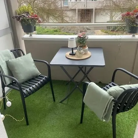 Appartement Premium Cosy, équipé, Calme, Balcon